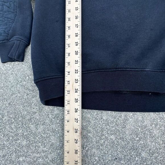 Nike Sportswear Club Fleece Sweatshirt Womens Medium Black Rally Quilted - Picture 3 of 8